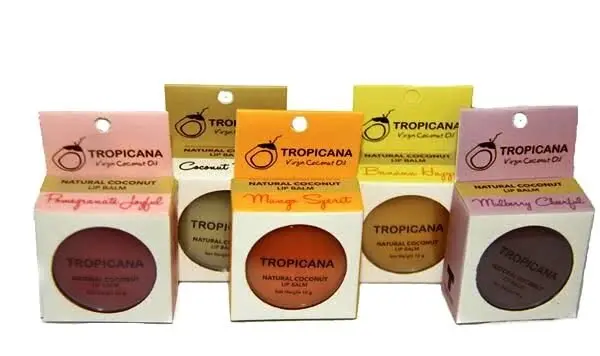 Натуральный бальзам для губ Tropicana, 10 гр., Таиланд