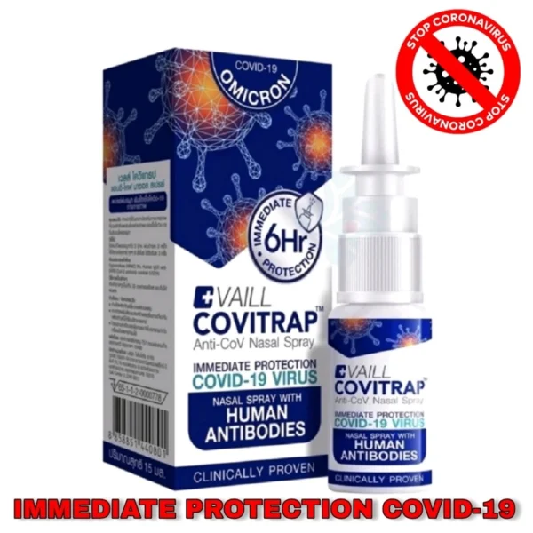 Назальный спрей для защиты от COVID-19 на основе антител VAILL COVITRAP  Anti-CoV Nasal Spray, Таиланд