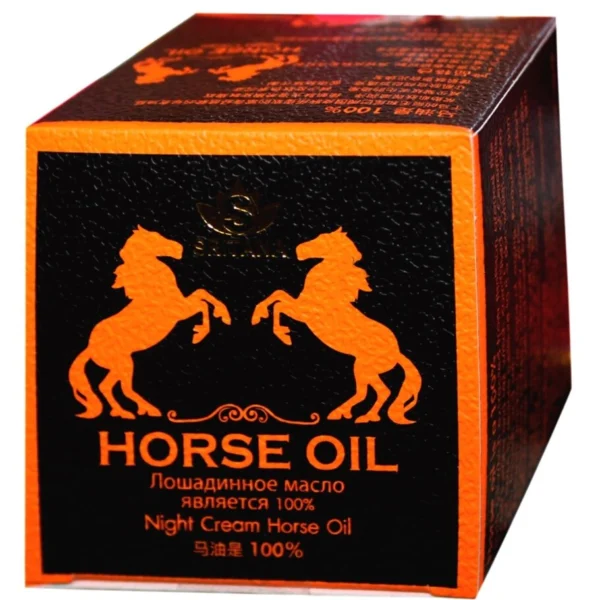 Ночной крем для лица с лошадиным жиром Sritana Night Cream Horse Oil, 50 мл., Таиланд