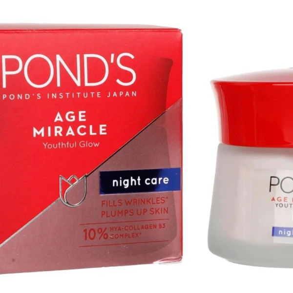 Ночной крем Ponds Age Miracle Youthful Glow Night Cream, 45 гр