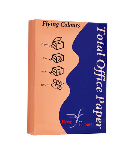 Flying Colour Copier Paper #17 A4 80gsm. Salmon (500Sheets) Оригинал