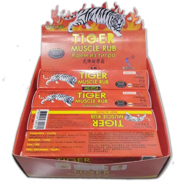 Обезболивающий, противовоспалительный крем для суставов и мышц Cobratoxan Tiger Muscle Rub Fast Action Cream, Таиланд