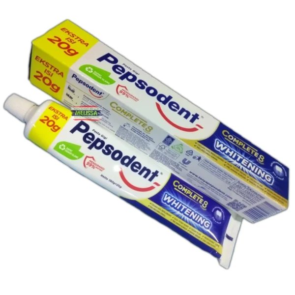 Отбеливающая зубная паста Pepsodent Whitening Complete 8 Actions, 210 гр.