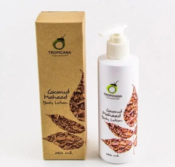 Отбеливающий кокосовый лосьон для кожи (240 мл) /Tropicana Virgin Coconut Oil Coconut Mahaad Body Lotion
