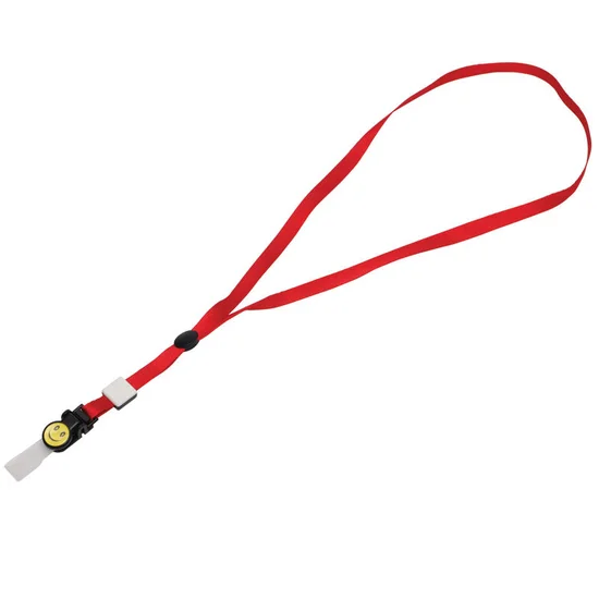 SANKO Flat Lanyard 1 cm. Red (10/Pack) Оригинал