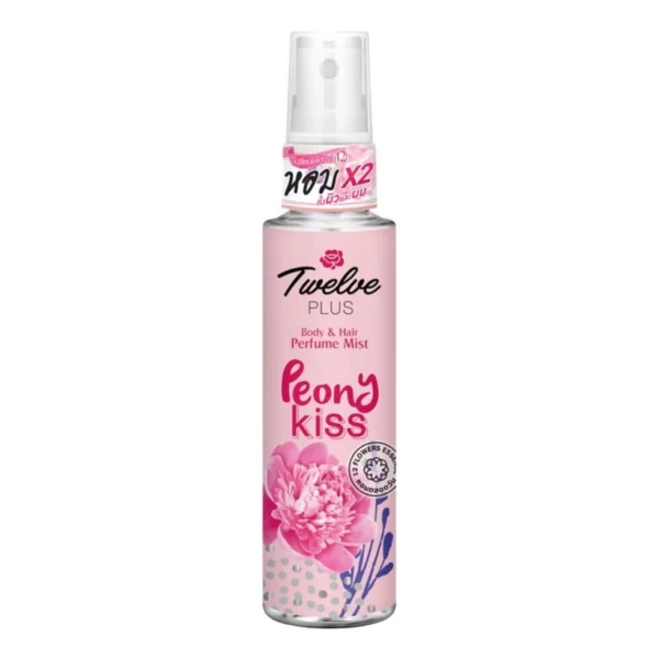 Парфюм женский для тела и волос Twelve Plus Body  Hair Perfume Mist, 25 мл., Таиланд (в ассортименте) Peony Kiss