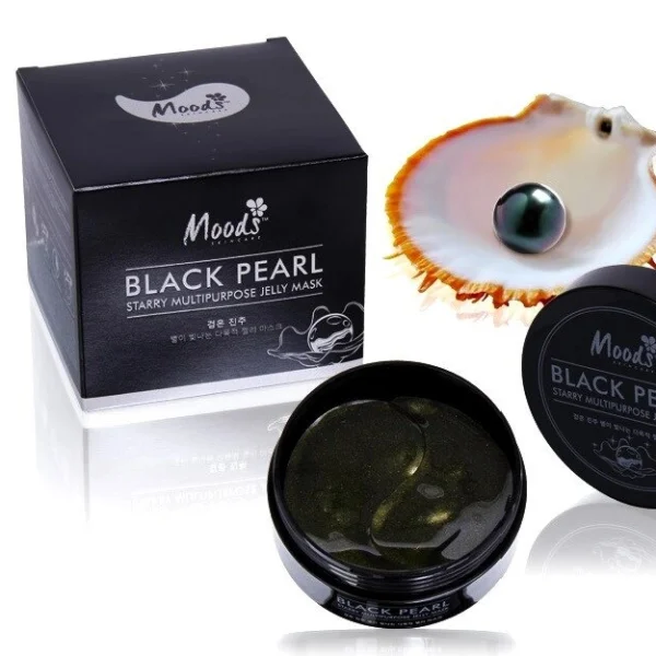 Патчи гидрогелевые с экстрактом Жемчуга Mood's Black Pearl Starry Multipurpose Jelly Mask, Таиланд