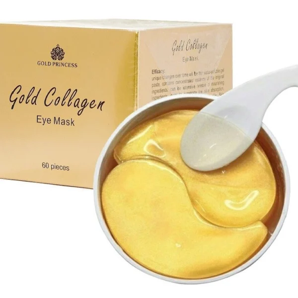 Патчи гидрогелевые с Коллагеном и Биозолотом Dusitra Gold Princess Eye Mask Gold Collagen, 60 шт. Таиланд