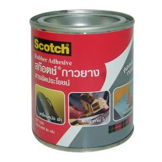 SCOTCH Yellow Rubber Adhesive SCOTCH XT002099593 Size 80 g. Оригинал