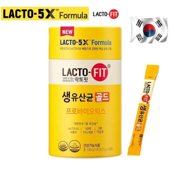 Пробиотик Корейский Lacto-Fit LACTO-5X Formula, 50 саше  2 гр. Корея