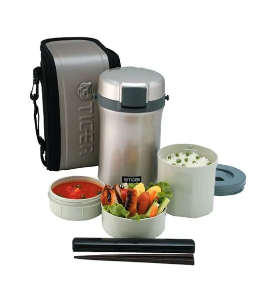 TIGER Stainless Steel Food Container 2 L Grey Оригинал