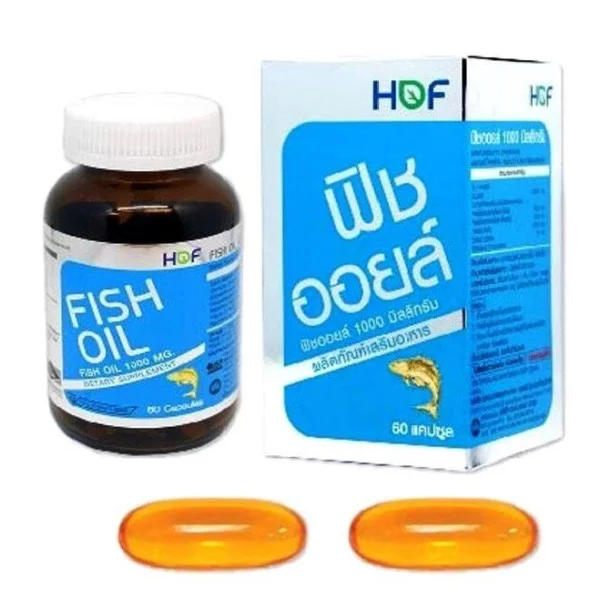 Рыбий Жир в капсулах Hof Fish Oil 1000 mg., 60 капсул, Таиланд