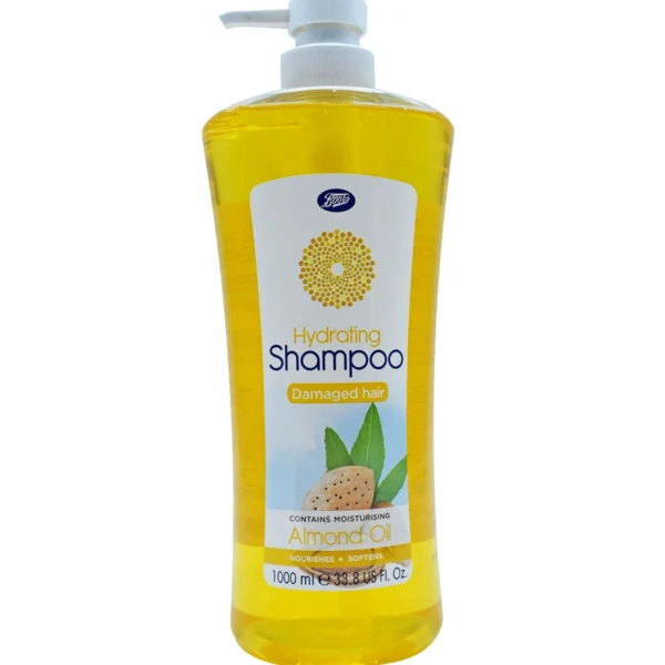 Шампунь с миндальным маслом для сухих волос Boots 1 л