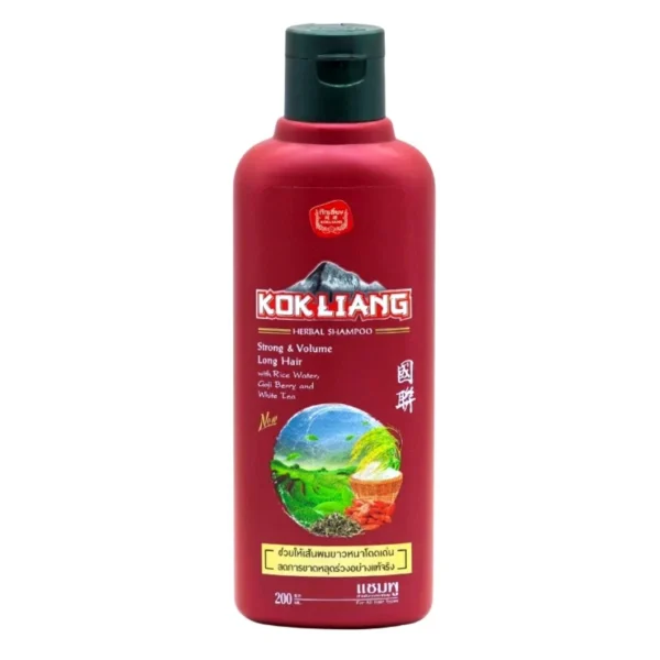 Шампунь для укрепления и роста волос с ягодами Годжи Kokliang Strong & Volume Long Hair. Таиланд ШАМПУНЬ