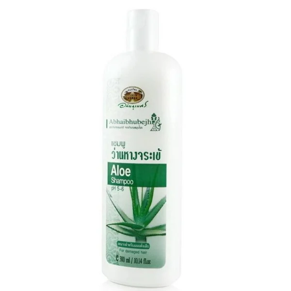 Шампунь для волос с экстрактом Алоэ Abhaibhubejhr Aloe Shampoo, 300 мл, Таиланд