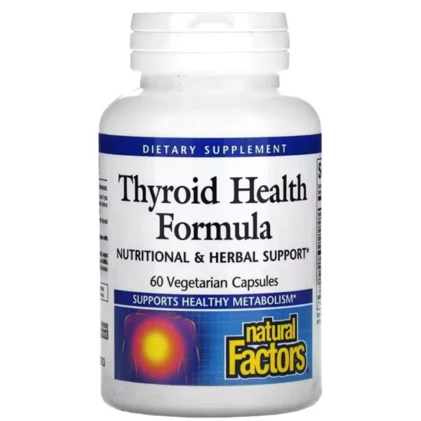 Щитовидная железа Тироид Thyroid Health Formula Natural Factors, 60 капсул