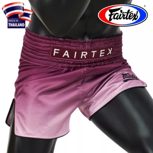Шорты спортивные Fairtex Muay Thai Shorts BS1904 Fade, Таиланд XS Бордовый