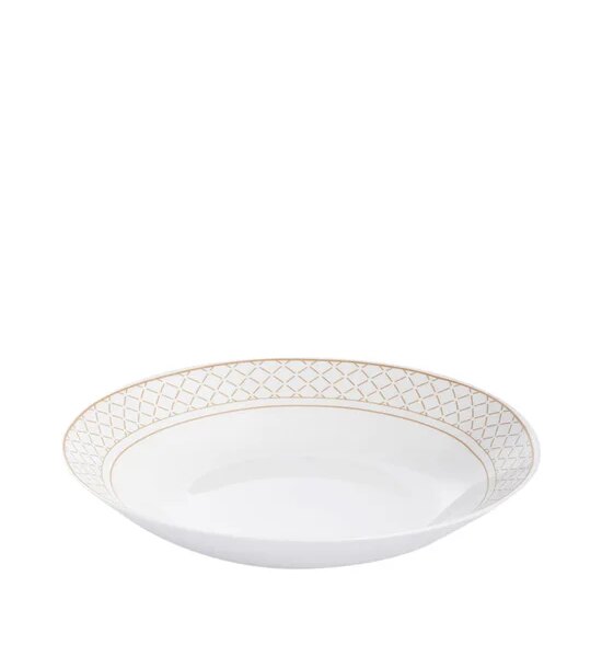 CENTRAL HOME Deep Plate Opal Rattany 21.5 cm White Оригинал