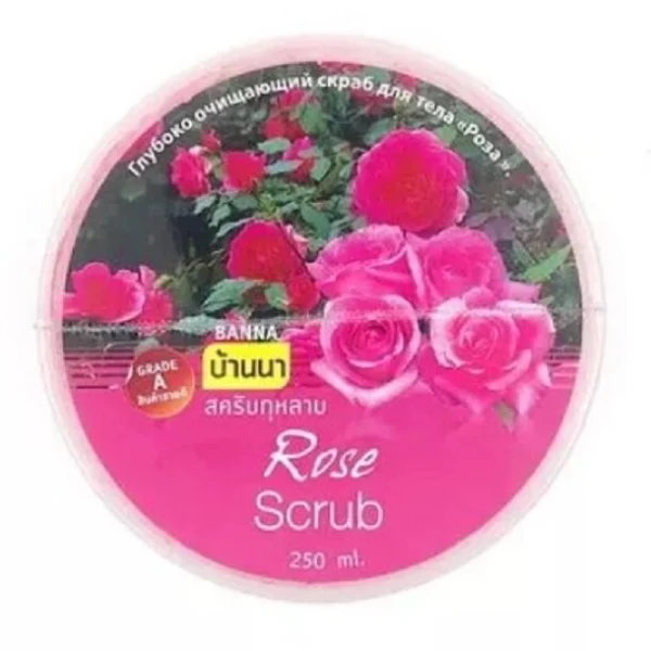 Скраб для тела РОЗА Banna 250 мл / Banna Rose scrub 250 ml,  Таиланд