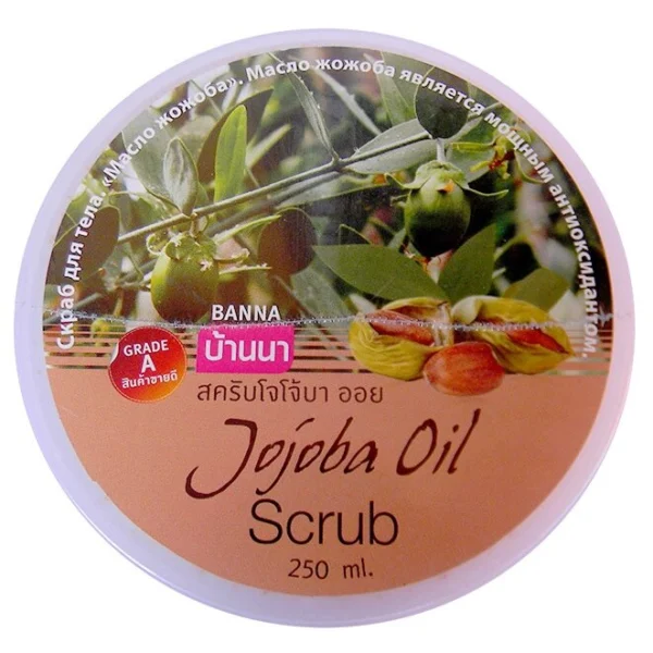 Скраб для тела Жожоба  Banna 250 мл / Banna Jojoba oil scrub 250 ml, Таиланд