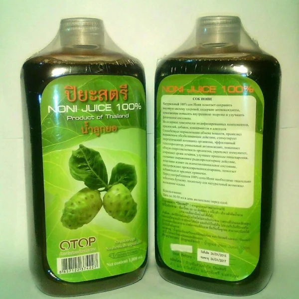Сок Нони 100% (500 мл.) / Noni Juice 100% (500 ml.), Таиланд
