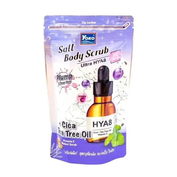 Солевой скраб для тела “Гиалуроновая кислота”  Yoko Spa Salt Ultra HYA8, 350 гр.
