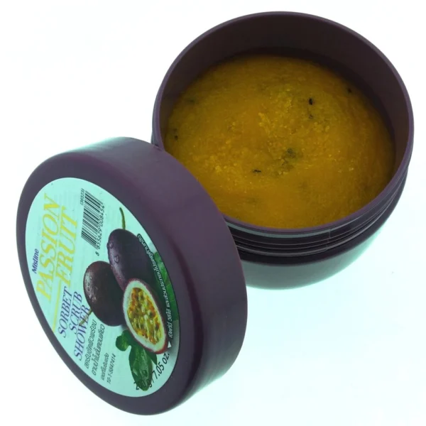 Сорбет-скраб для душа с Маракуйей Mistine Passion Fruit   Sorbet Scrub Shower, 200 мл., Таиланд