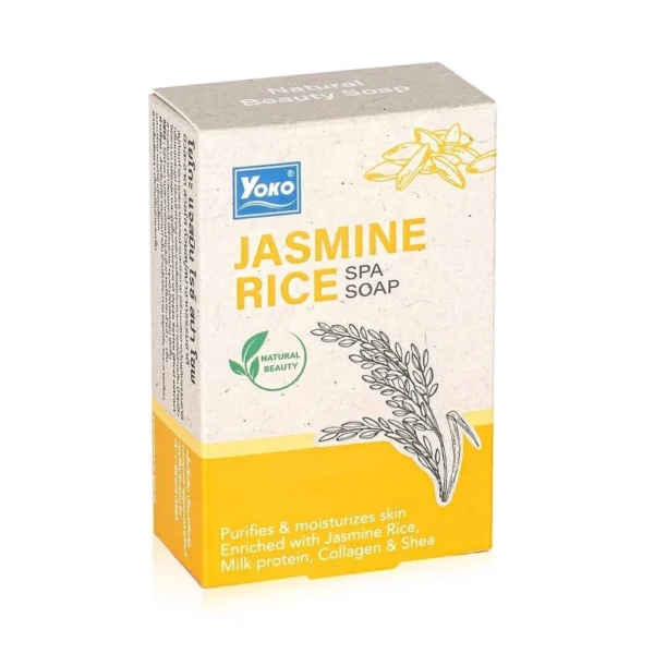 Спа-мыло “Жасмин + Рис”  Yoko Jasmine Rice Spa Soap, 90 гр.