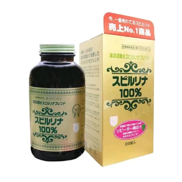 Спирулина Japan Algae Spirulina 100 %, 2200 таблеток по 200 мг. Япония