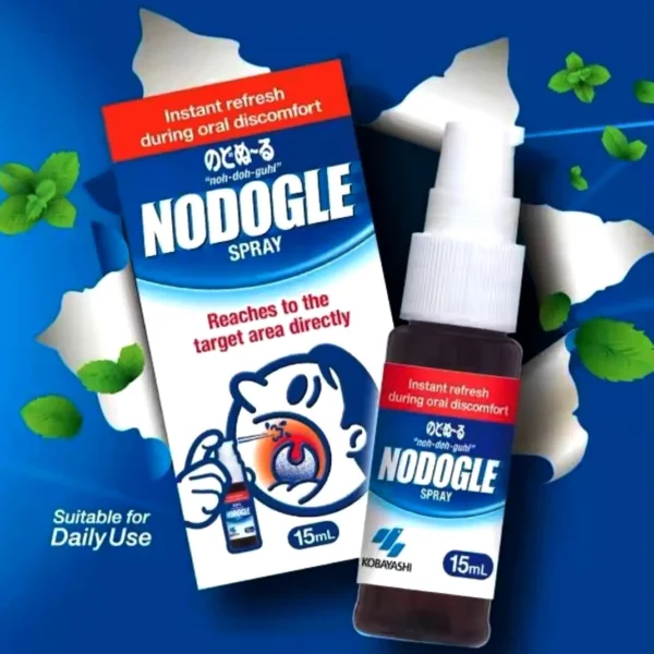 Спрей от боли в горле Kobayashi Nodogle Mouth Spray, 15 мл. Япония