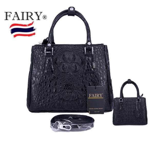 Сумка женская из натуральной Крокодиловой кожи Fairy Genuine Leather Product Model CRN132, Таиланд
