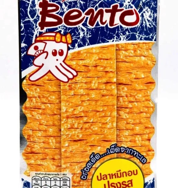Сушеный острый кальмар-снек Bento Squid Seafood Snack, Таиланд (в ассортименте) Hot  Spicy