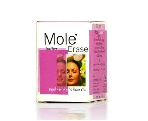 Суспензия для устранения папиллом и бородавок Mole Erase Pimpa, 3 гр. Таиланд