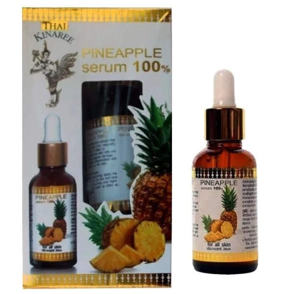 Сыворотка ананасовая омолаживающая для лица Thai Kinaree Pineapple Serum 100%, 30 мл., Таиланд