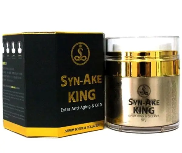 Сыворотка антивозрастная с пептидом яда змеи и коллагеном Syn-Ake King Serum Botox  Collagen, 50 мл. Таиланд