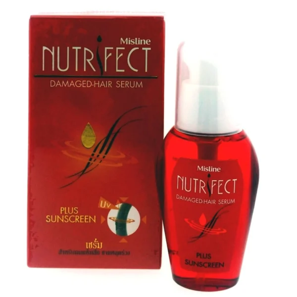 Сыворотка для поврежденных волос, Mistine Nutrifect Damaget  Hair-Serum Plus Sunscreen, 30 мл, Таиланд