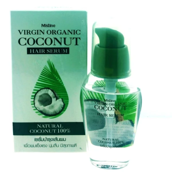 Сыворотка для волос Кокосовая с Кератином, Mistine Virgin Organic Coconut Hair Serum, 35 мл., Таиланд