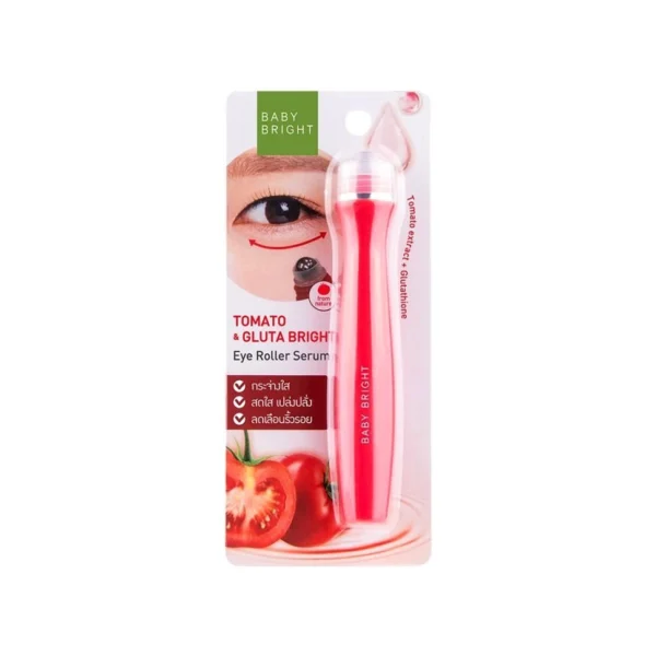 Сыворотка-роллер для кожи вокруг глаз с Томатом Baby Bright Tomato & Gluta Bright Eye Roller Serum