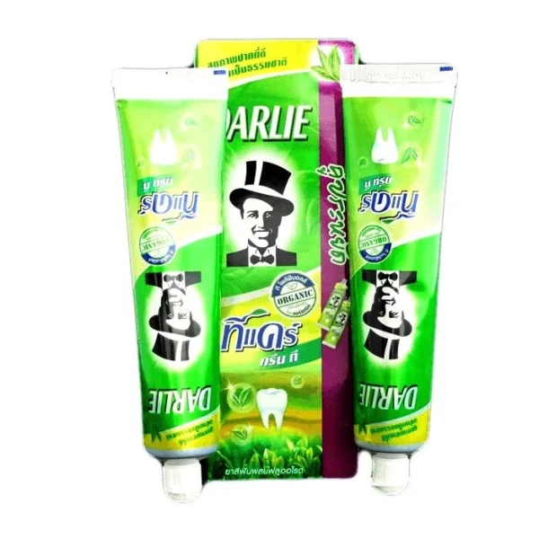 Тайская зубная паста Darlie Organic Care Green Tea, 2 шт.  160 гр. Таиланд