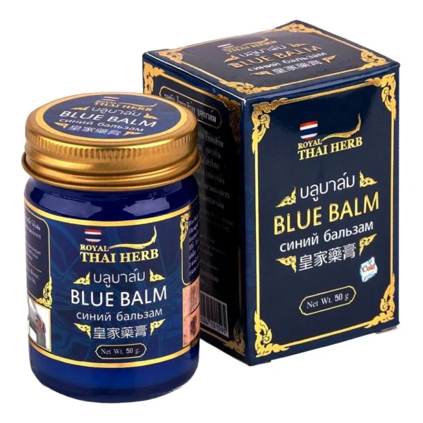 Тайский синий бальзам от варикоза Roayl Thai Herb Blue Balm, 50 мл., Таиланд