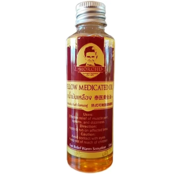 Тайское лечебное тайское масло Morchu Thai Medicated Oil, 50 мл., Таиланд