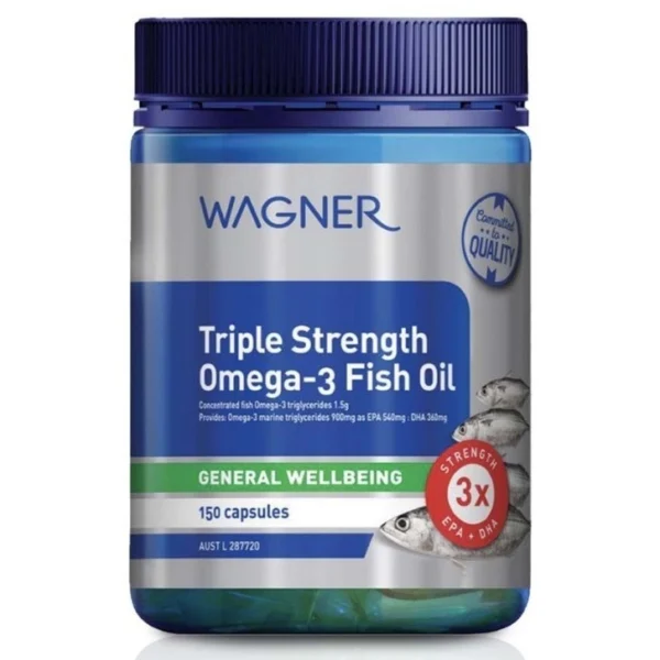 Рыбий жир Wagner Triple Strength Omega 3 Fish Oil 1500 мг 150 капсул