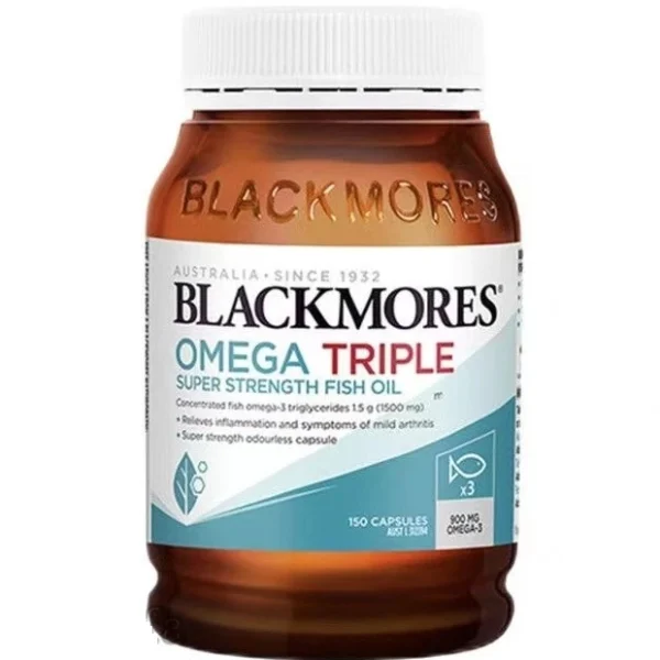 Омега-3 рыбий жир тройная Формула Blackmores 1500 мг 150 капсул