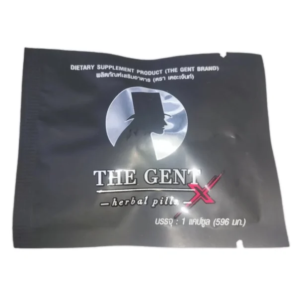 The Gent X - Натуральная мужская добавка для потенции, энергии и либидо с устрицами, женьшенем и кордицепсом 1 саше