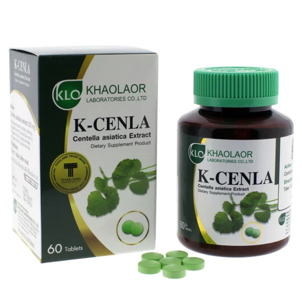 Экстракт Центеллы Азиатской в таблетках K-Cenla Khaolaor 60 шт