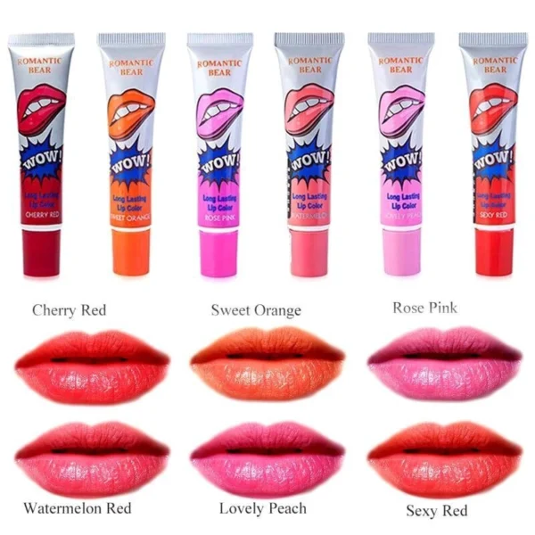 Тинт для губ Romantic Bear Long Lasting Lip Color WOW, 15 мл. (в ассортименте) Sexy Red