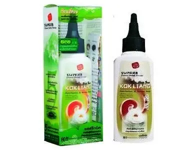 Тоник против перхоти и выпадения волос Kok Liang Anti-Hairloss  Soothes Scalp Hair Tonic, 80 мл., Таиланд