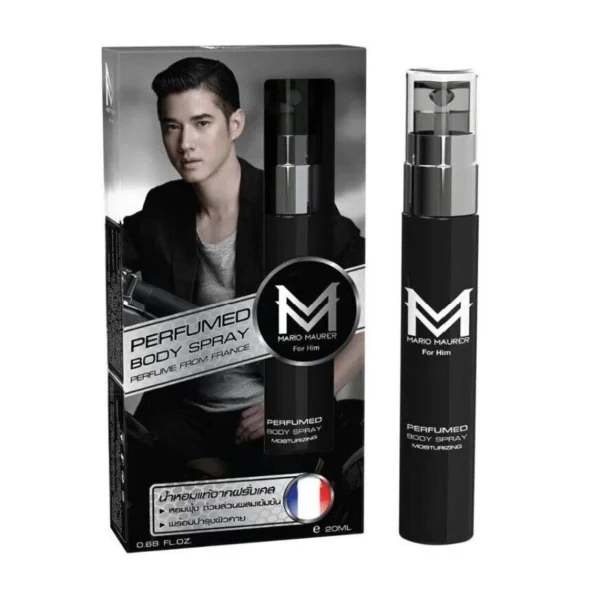 Туалетная вода для мужчин Perfumed Body Spray Mario Maurer, 20 мл. Таиланд