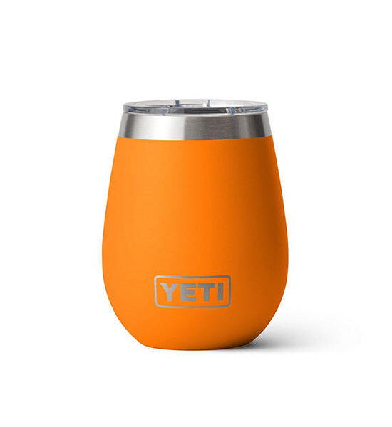 YETI Rambler 10 Oz Wine With Magslider Lid Tumbler King Crab Orange Оригинал