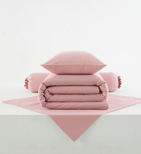 LOTUS Bedding Set & Comforter COZY Collection : ROSE TAN 3.5 FT.( 4 pcs.) Оригинал
